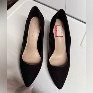 Kelly & Katie Black Pointed Heels